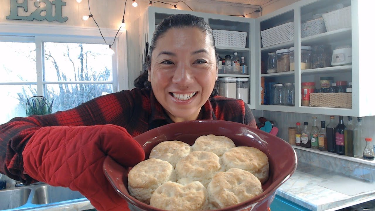 Making Biscuit with Pancake Mix
