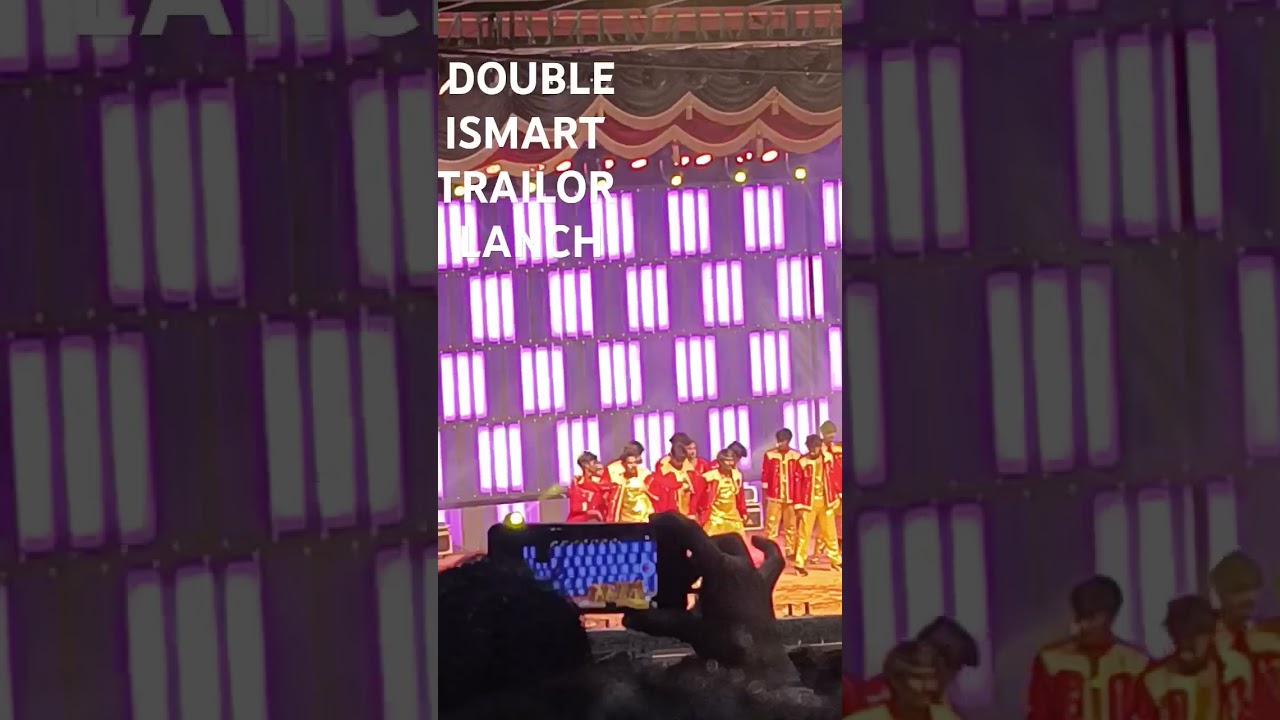 Double ISMART trailer Launch Event in vizag