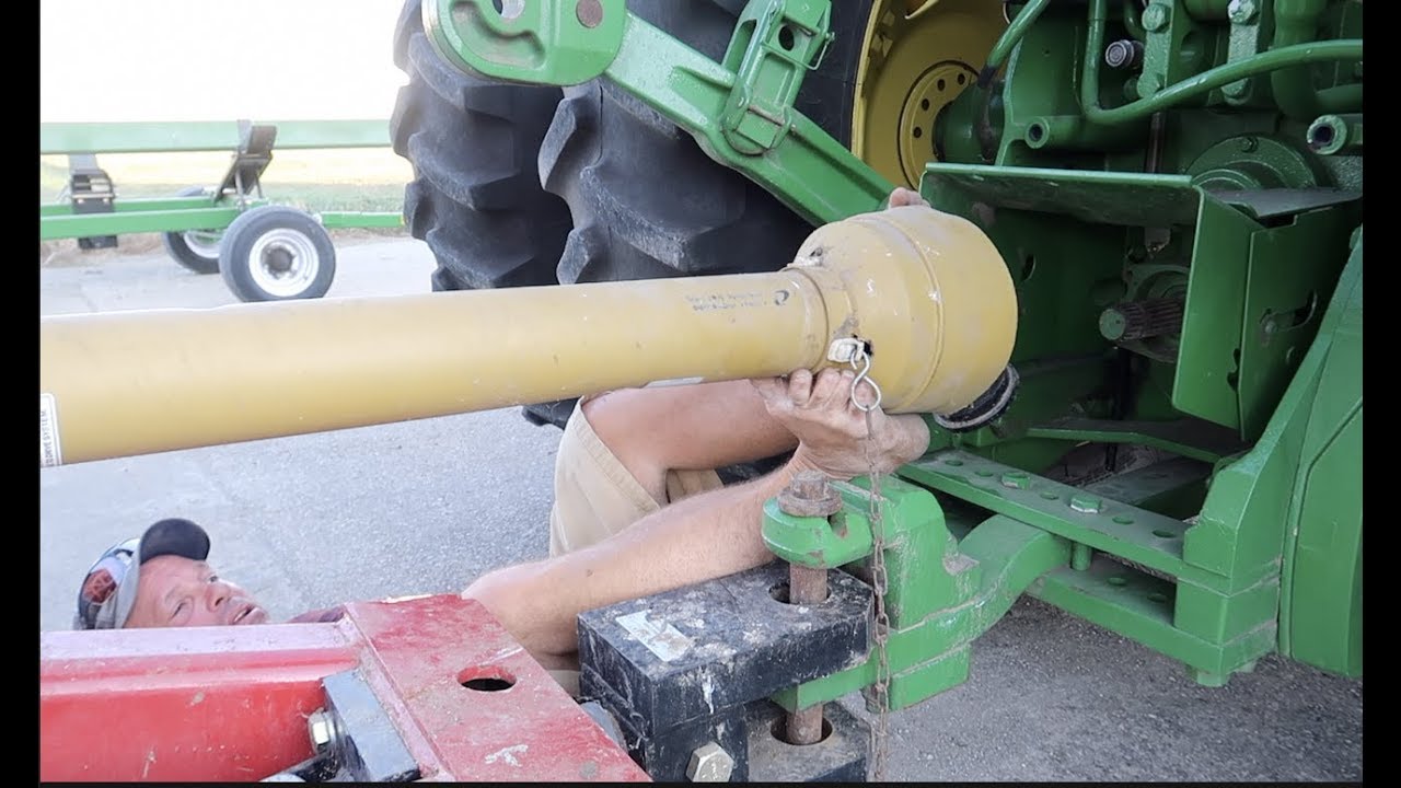 This Things Heavy, Hooking Up The Grain Cart
