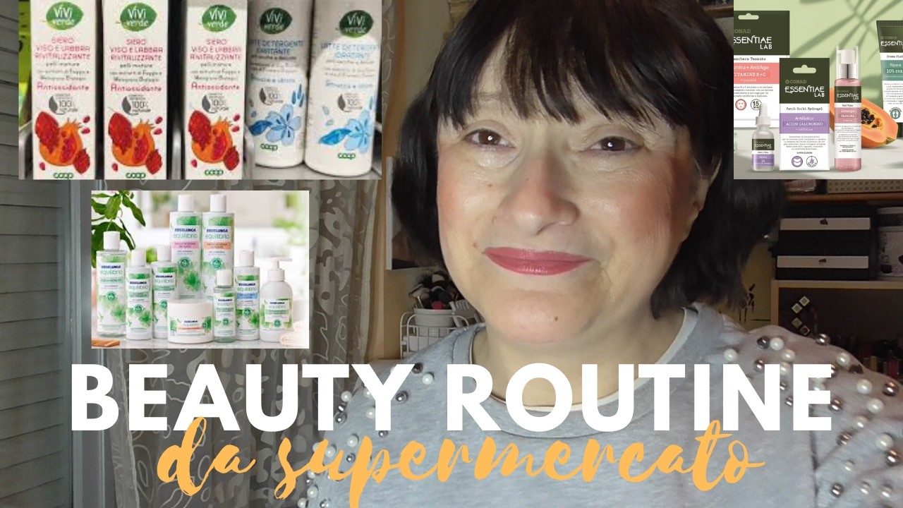 😍 BEAUTY ROUTINE al SUPERMERCATO ✈️💸 skincare low cost