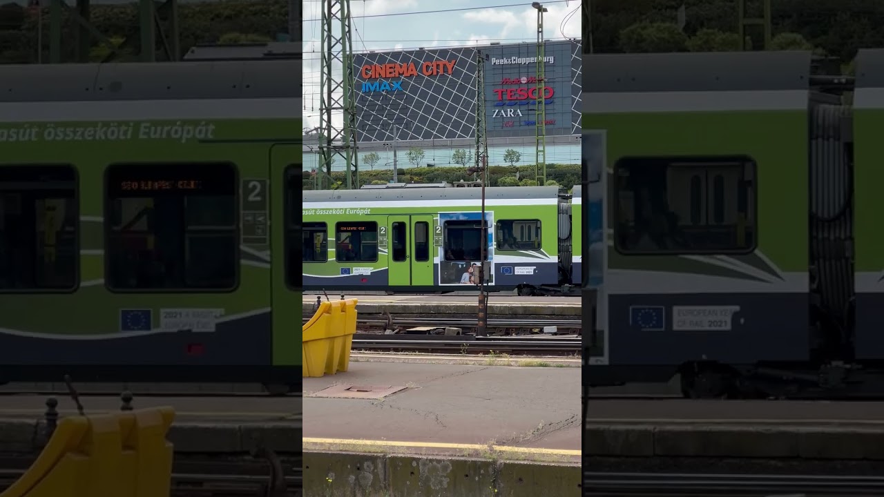 Z&ouml;ld Flirt a Keleti-p&aacute;lyaudvaron #m&aacute;v #trains #vas&uacute;t #vonatok #budapest #hungary