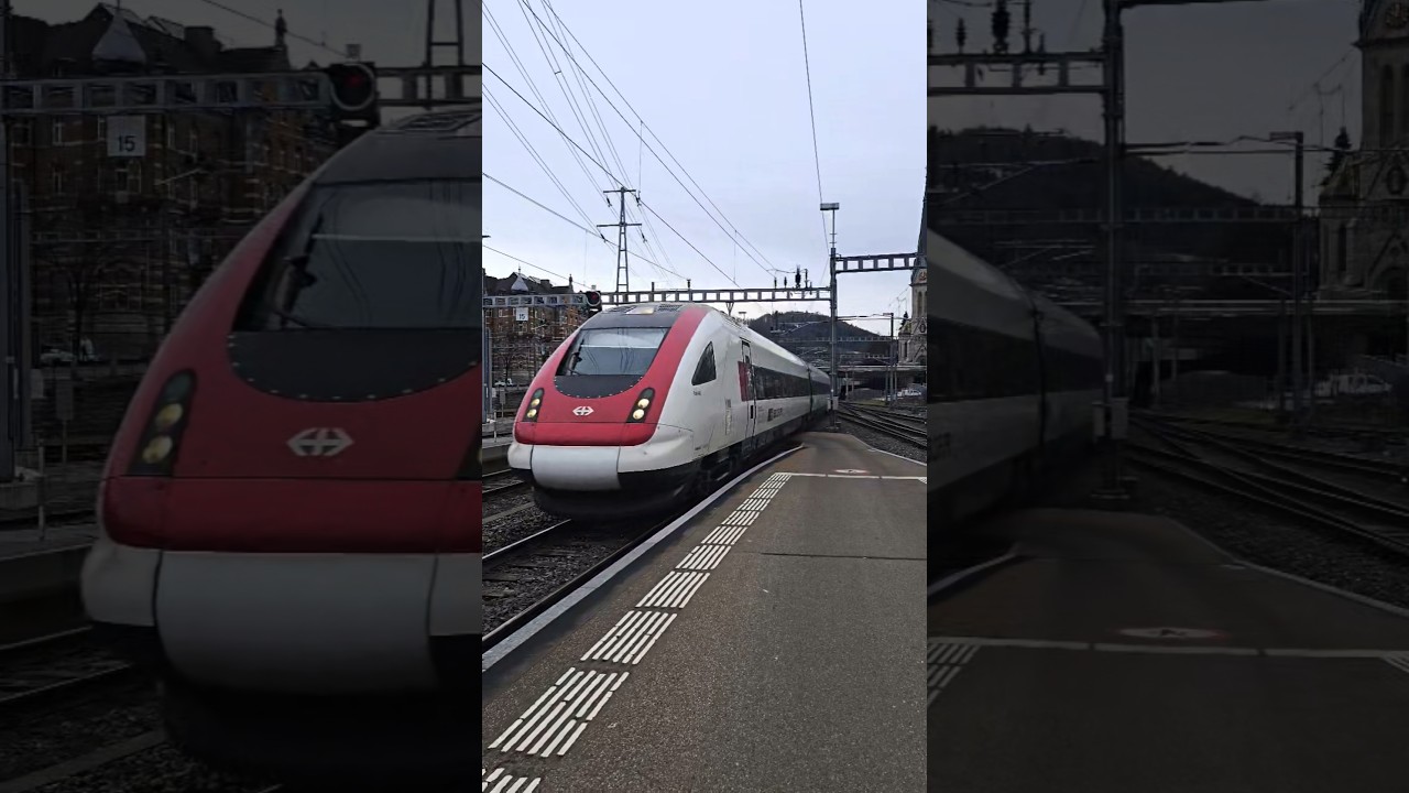SBB ICN arriving in St gallen 