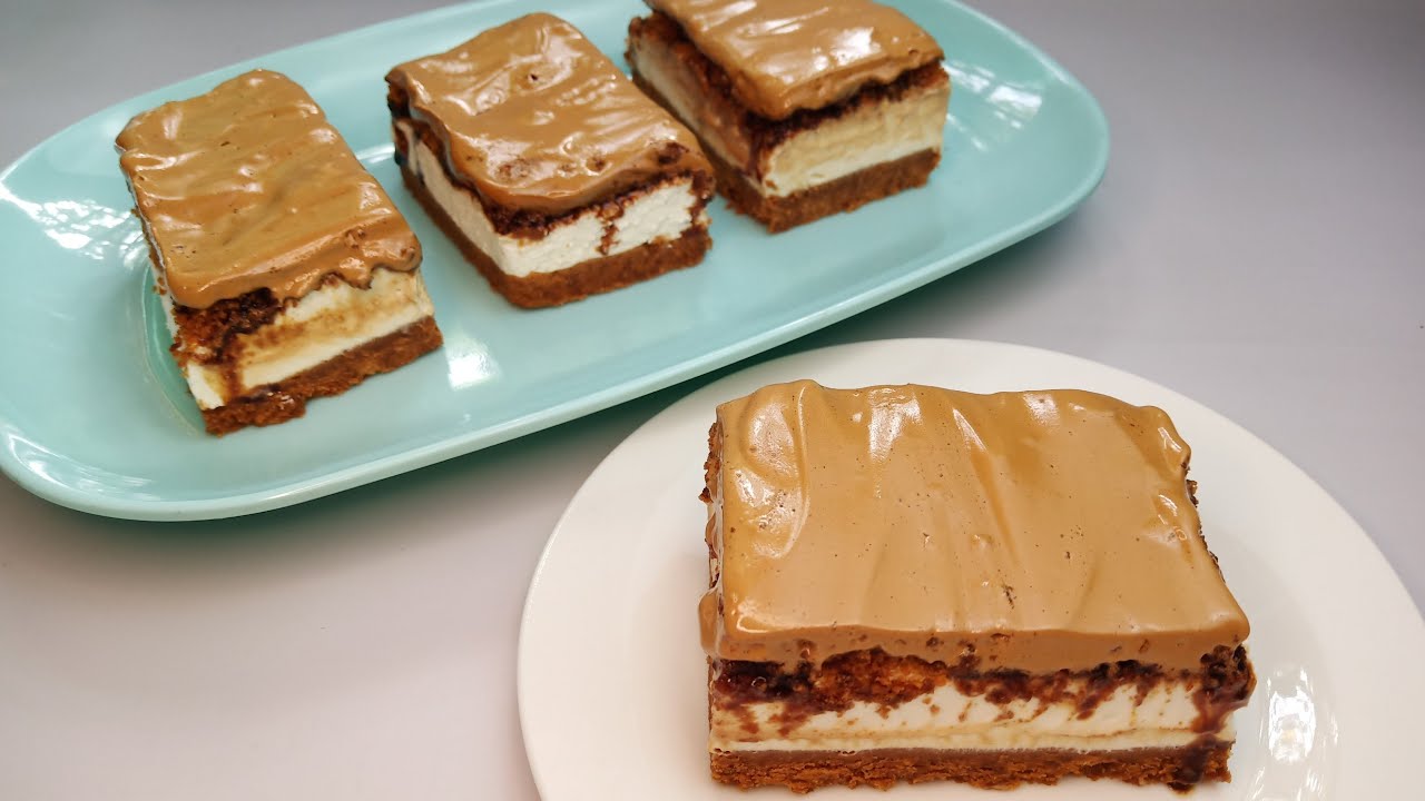 Dalgona coffee graham cake