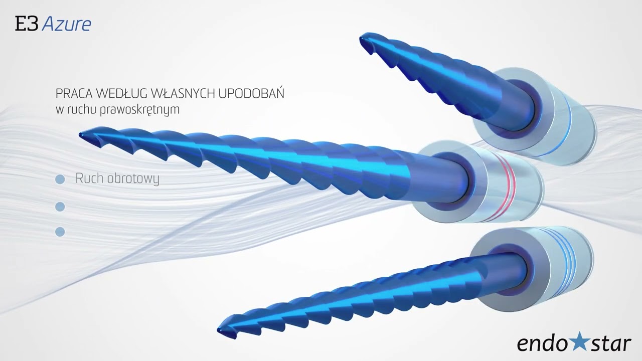Endostar E3 Azure - nowoczesny system pilników stworzony w technologii Azure HT Technology