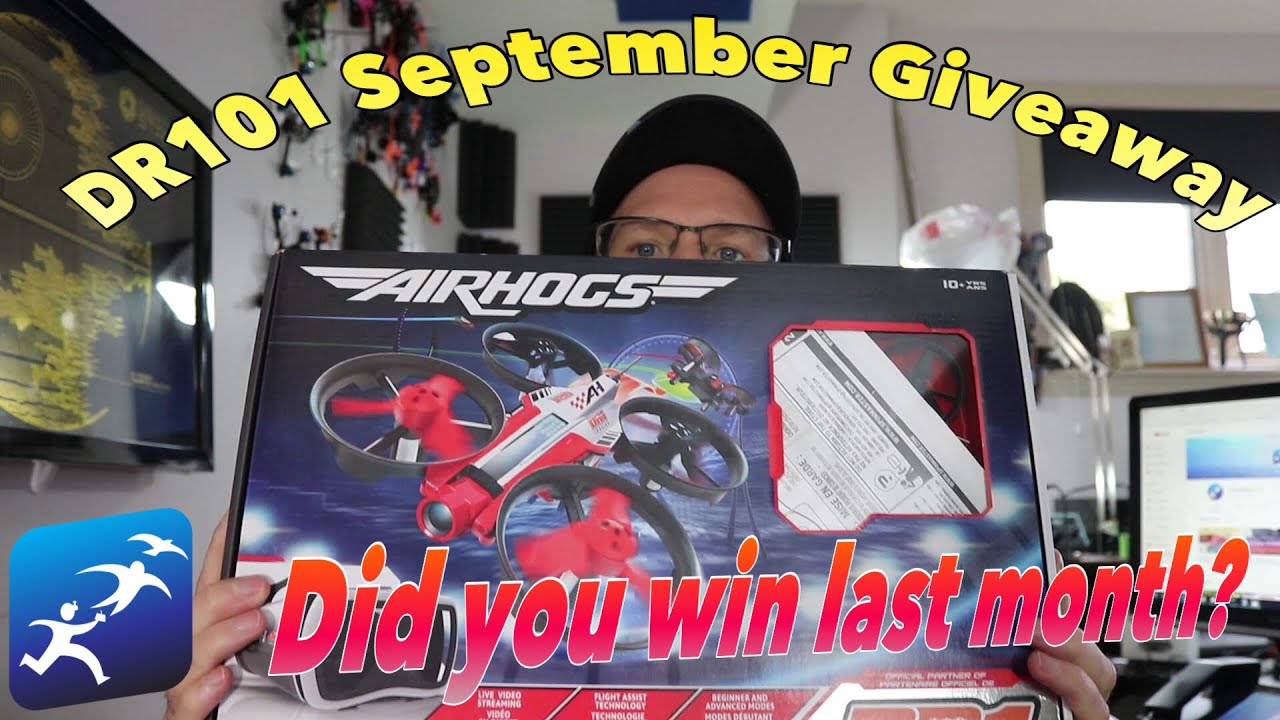 DroneRacer101 September 2018 Giveaway! Airhogs DR1 Drone, XJB Winner, Runcam 3S Winner