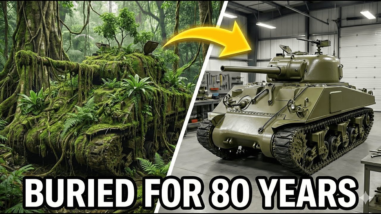 I Found a WWII TANK Buried in the Forest - Full Restoration