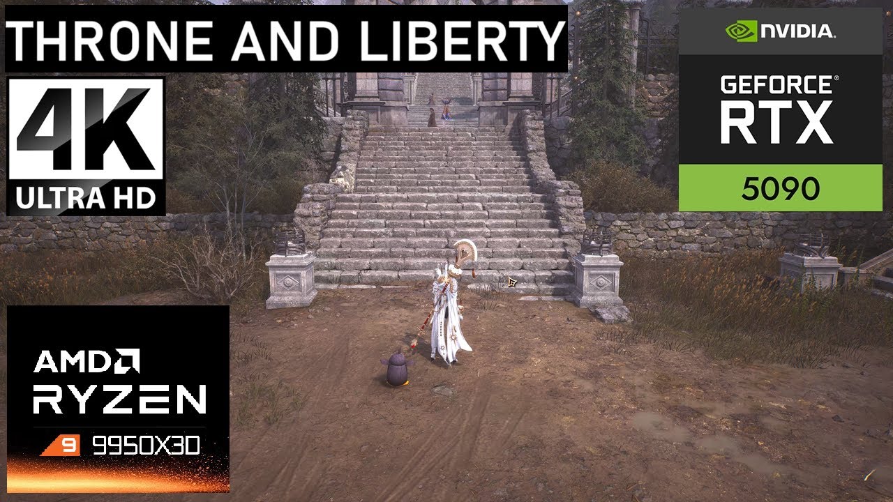 THRONE AND LIBERTY: RTX 5090 32GB , Ryzen9 9950X3D ( 4K Ultra Settings DLSS ON )