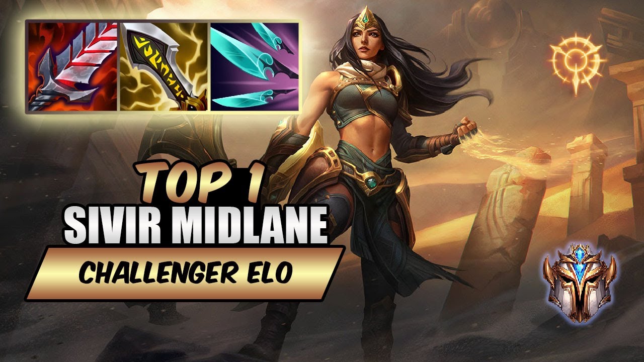 Wild Rift Sivir Top 1 mid lane - S14 rank game + build