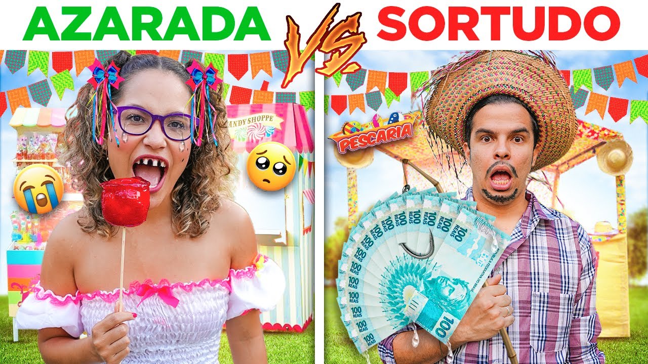 SORTUDO VS AZARADO NA FESTA JUNINA!