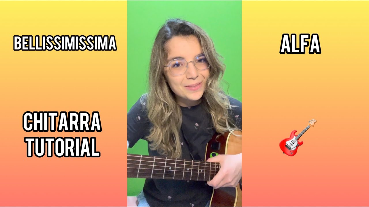 Alfa - Bellissimissima ❤️| Accordi Facili alla Chitarra 🎸| TUTORIAL
