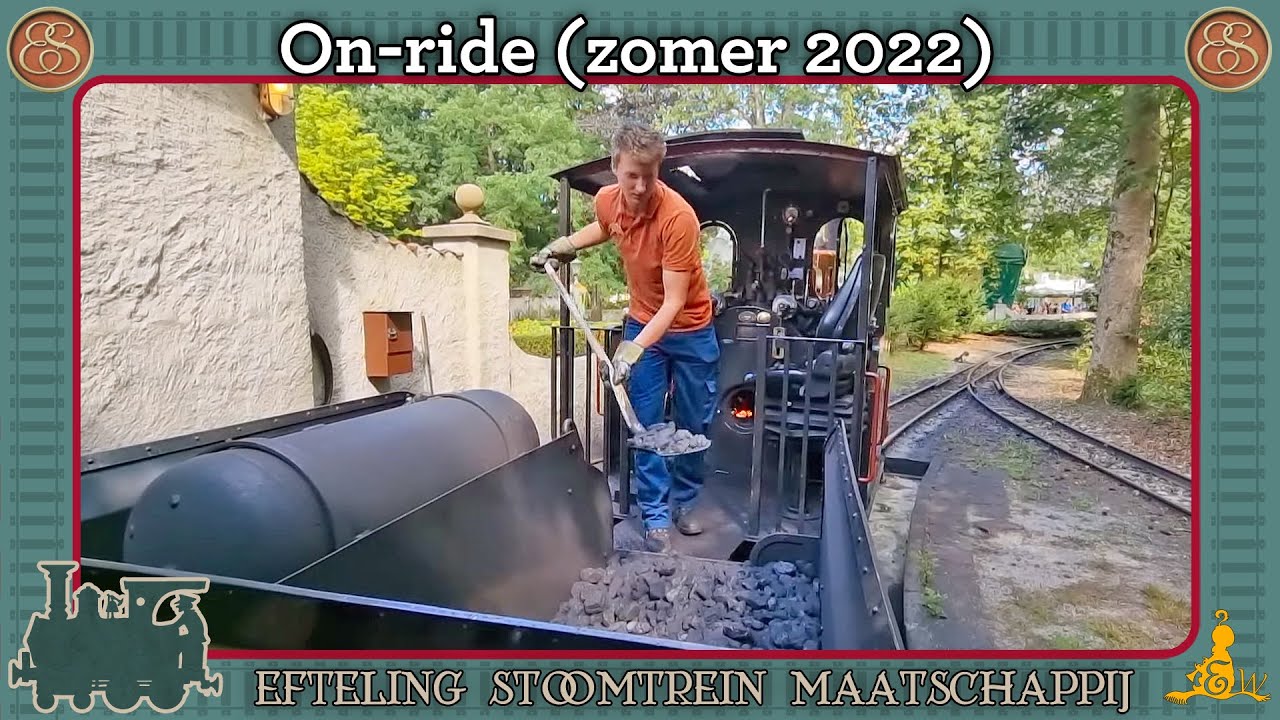 [#Efteling] Stoomtrein - On-ride Stoomtrein (zomer 2022)