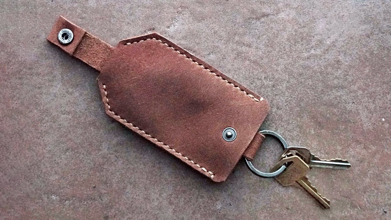 Making a Leather Key Holder