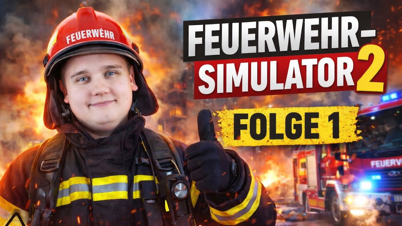 Feuerwehr Simulator 2 #1 – Ausbildung? Ich zoome erstmal rein. 🚒😂