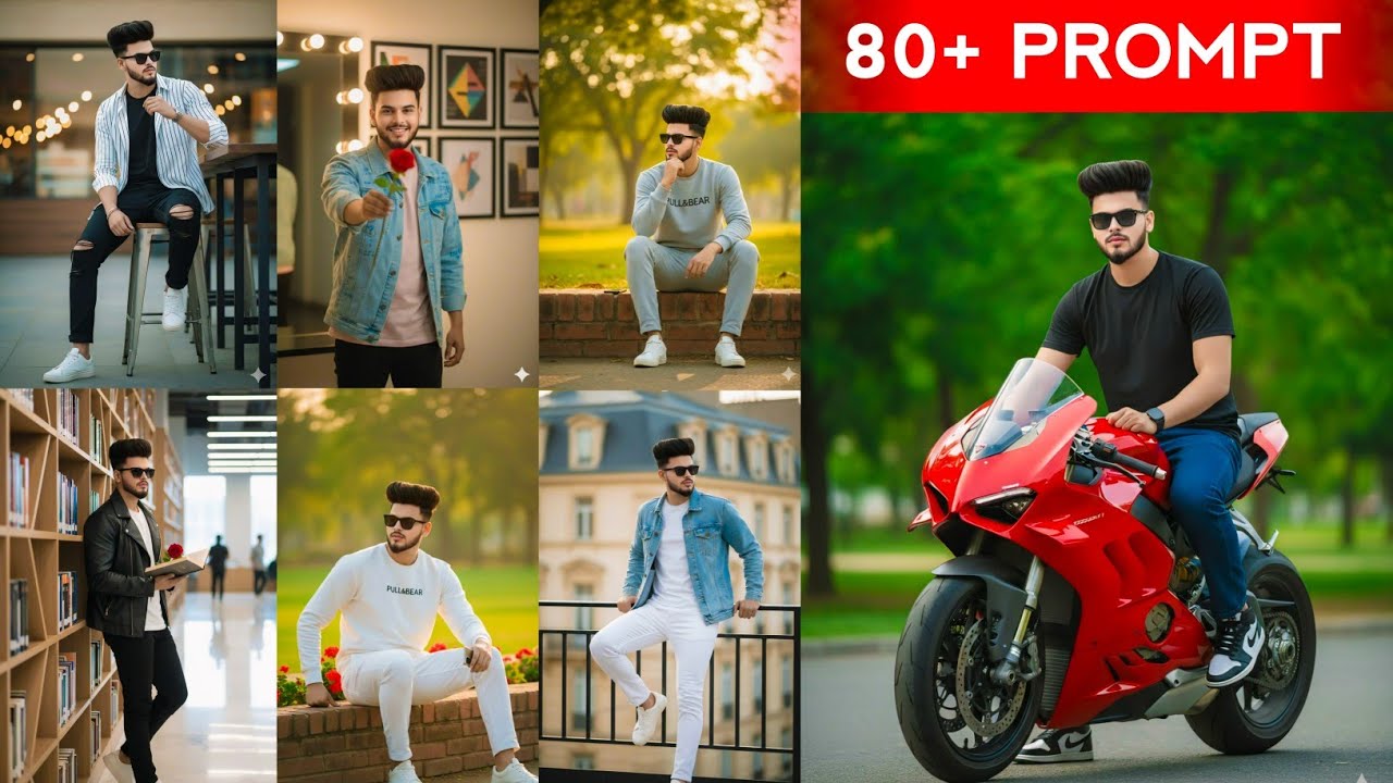 80+ GEMINI AI PROMPTS | ONE CLICK AI PHOTO EDITING | NEW TRENDING PHOTO EDITING | BOYS NEW PROMPT 💥