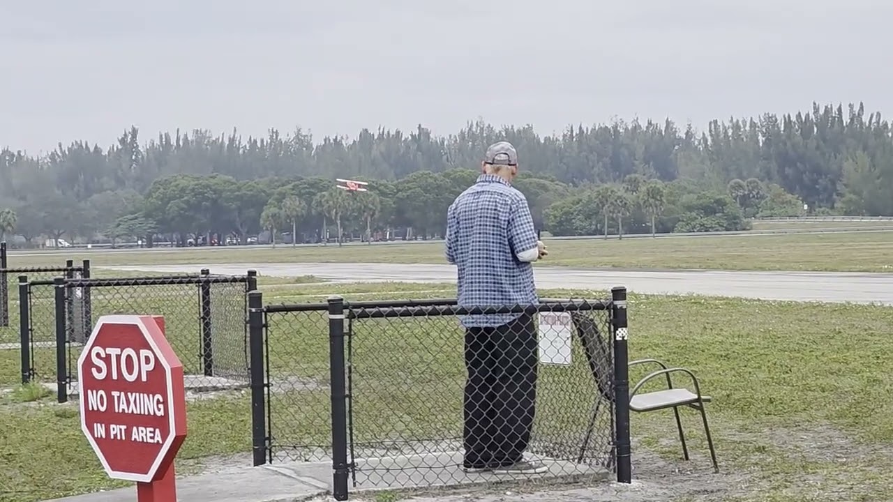 FMS PITTS BIPLANE LANDING PRACTICE