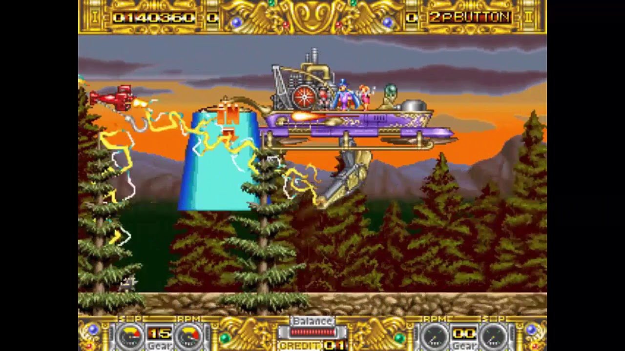 Boogie Wings Arcade Final Boss Ending