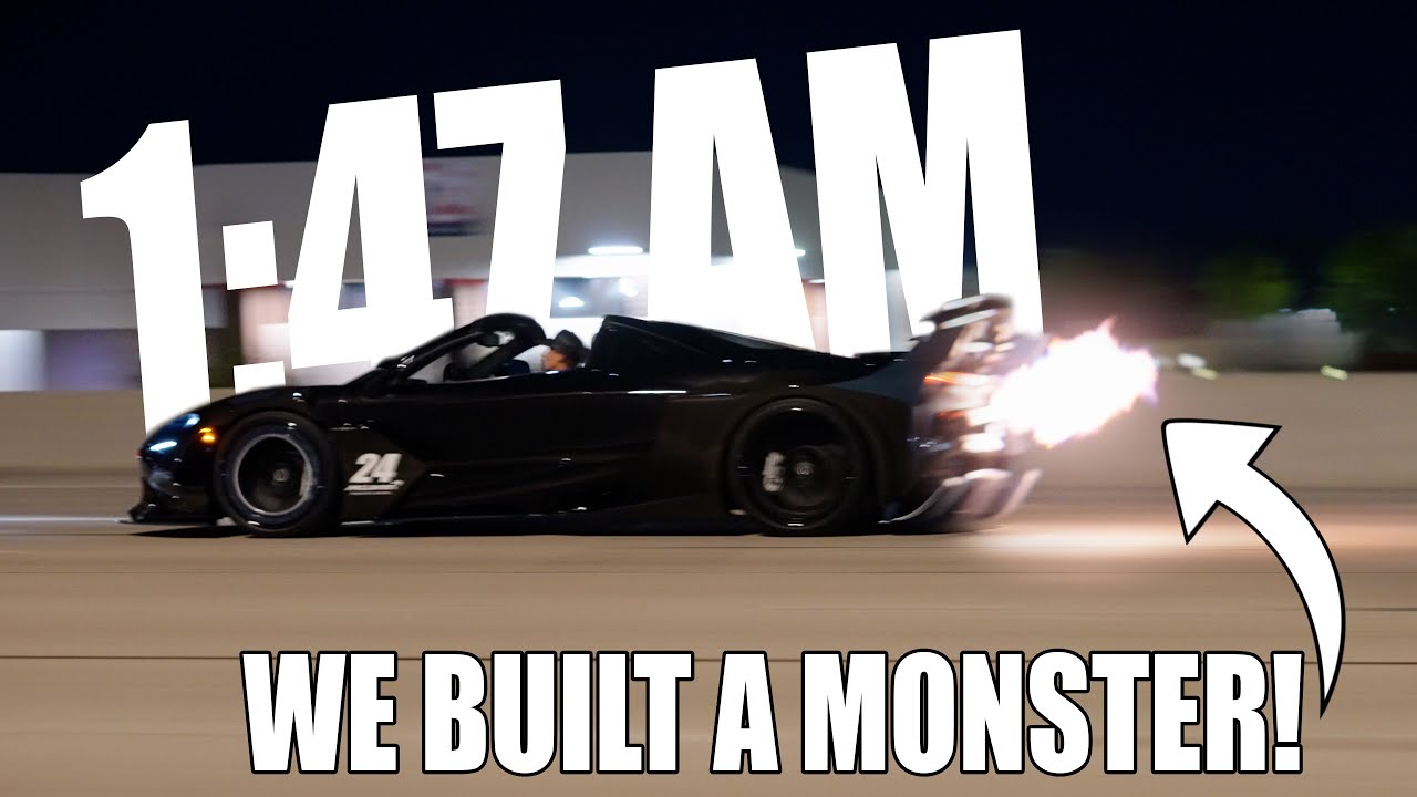 Ночью мы выехали на наши Widebody McLaren 720, и они сделали ЭТО...
