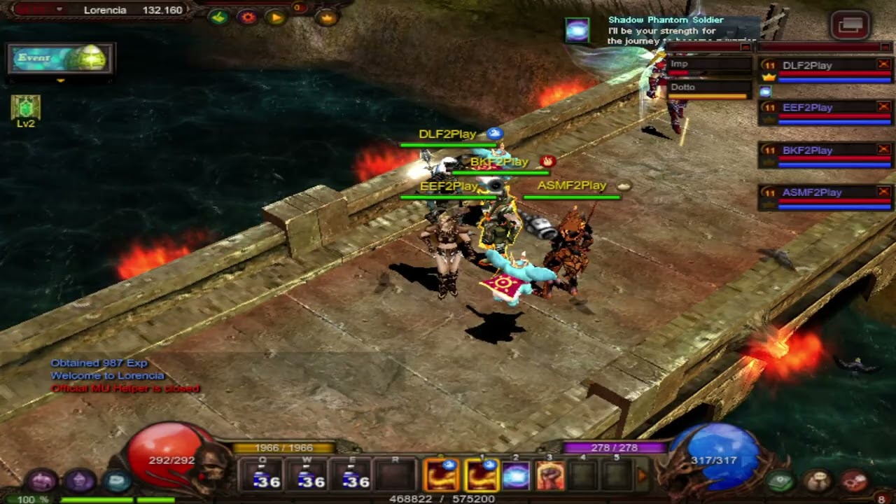 TUTORIAL  mu online oficial GMO jugar EN PARTY parte1