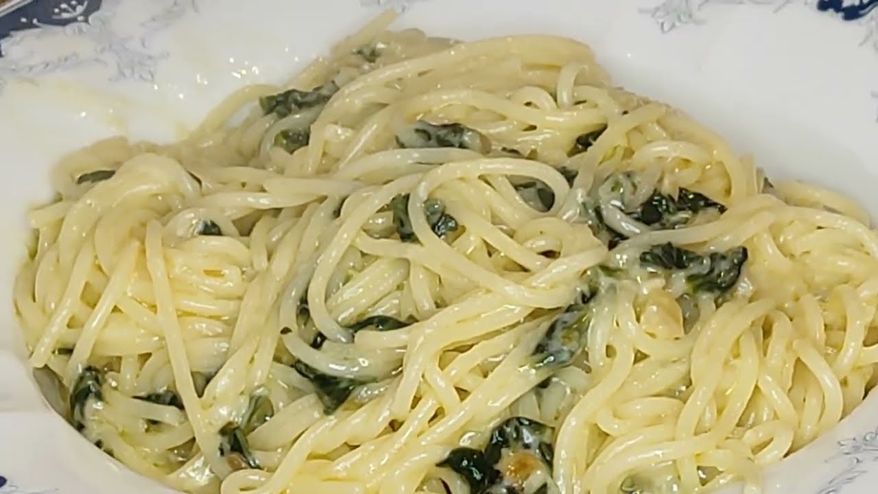 Delicious Pasta with Spinach!