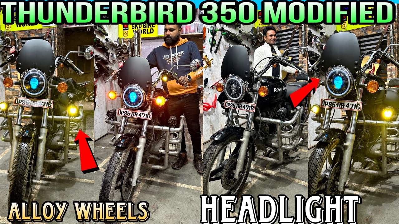 Royal enfield thunderbird 350 modified accessories ? thunderbird 350 modification