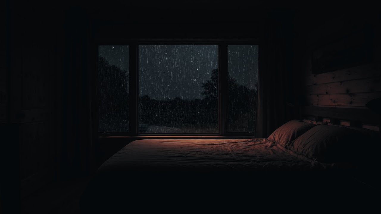 Rain Sounds for Sleeping 🌙 | Rain on Window Relaxing Night Rain
