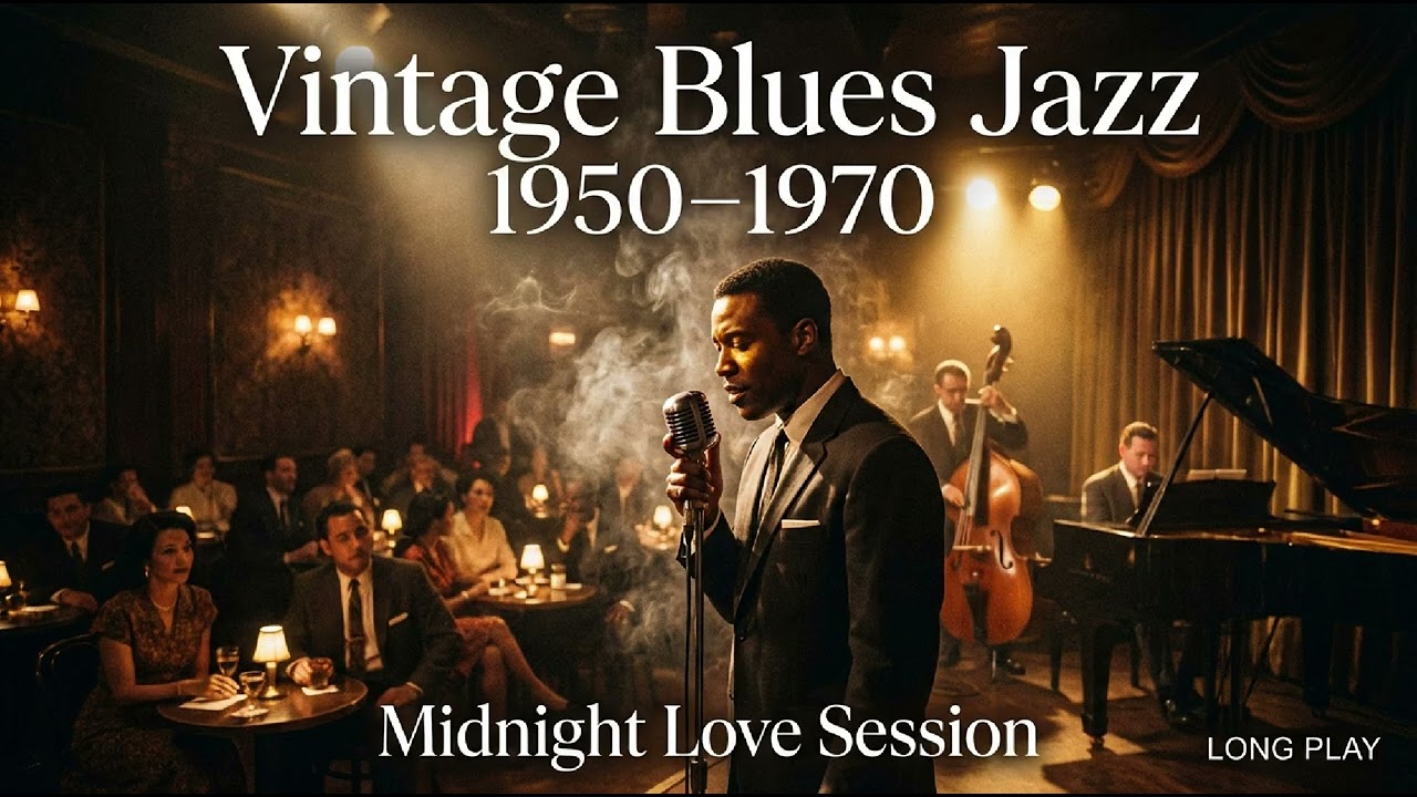 Vintage Blues Jazz 1950–1970 | Midnight Love Session (50 Minutes)
