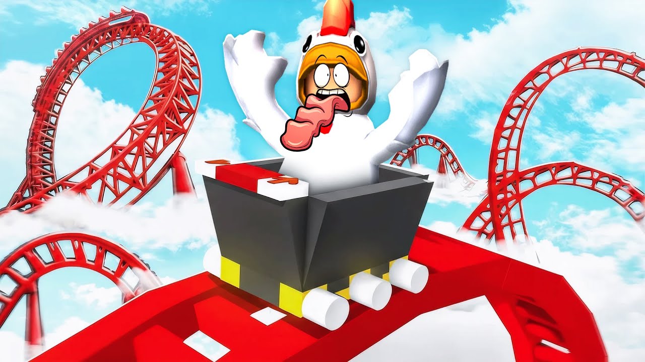 COSTRUISCO LE MONTAGNE RUSSE SU ROBLOX!!