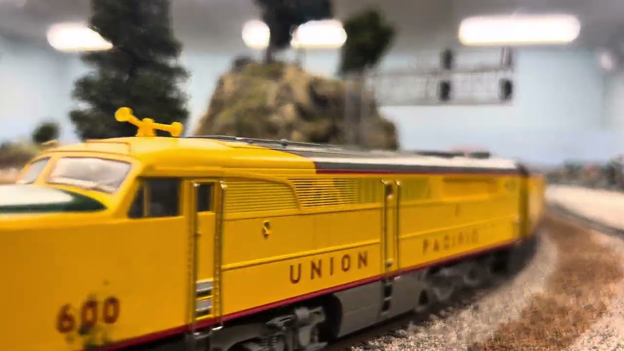 Union Pacific diesel’s at work ￼