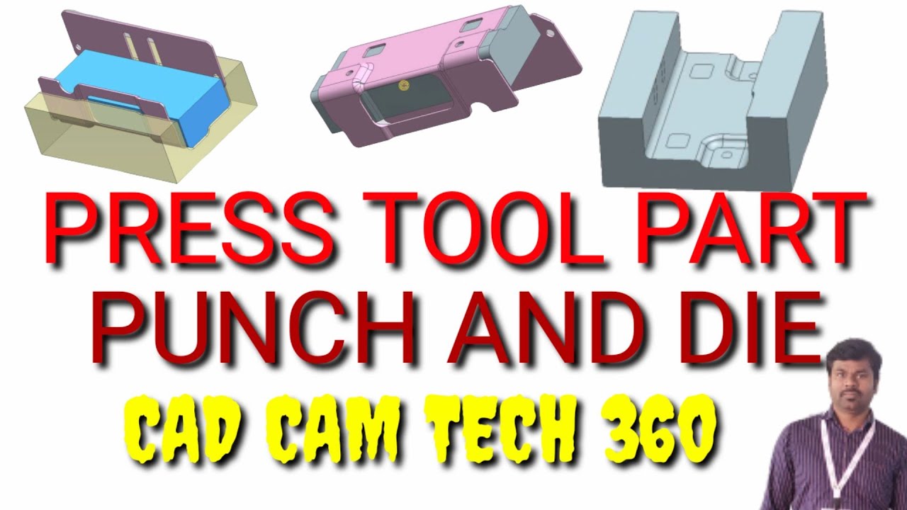 Пуансон и матрица для деталей из листового металла || Пресс-форма NX CAD || Формовочный инструмент || Пресс-форма Unigraphics