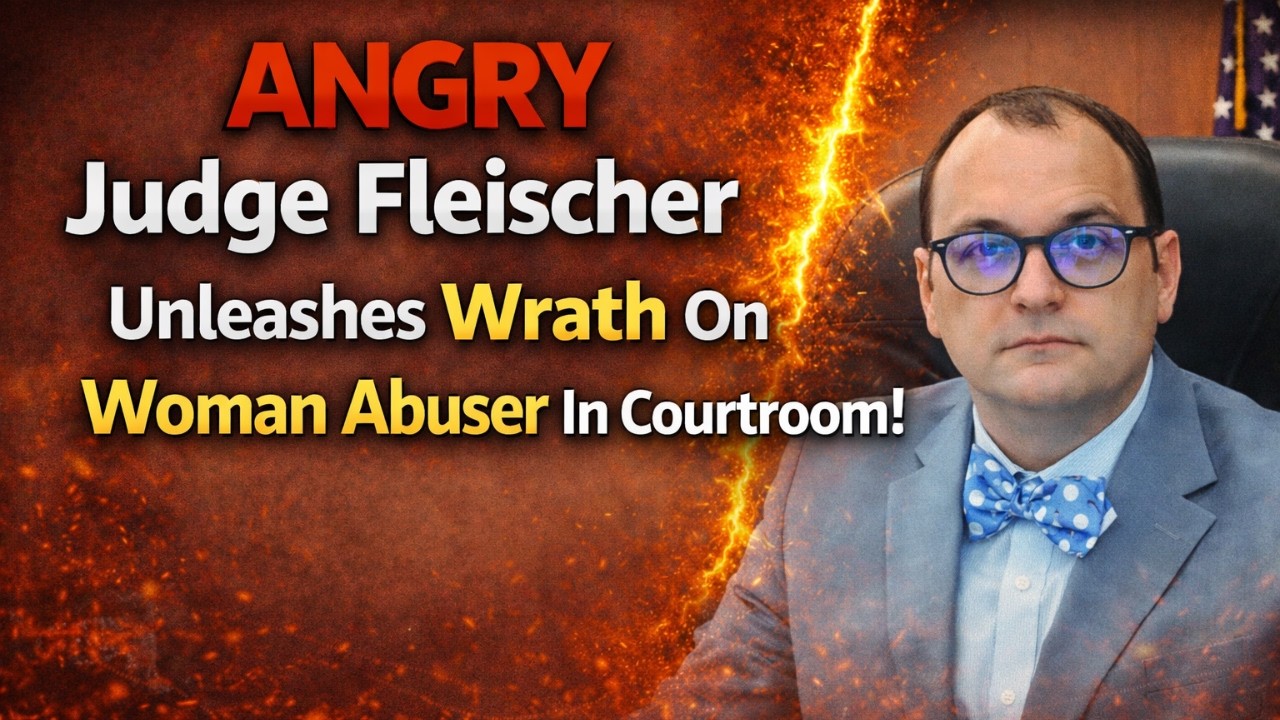 Furious Judge Fleischer DESTROYS Woman Abuser in Explosive Courtroom Showdown!