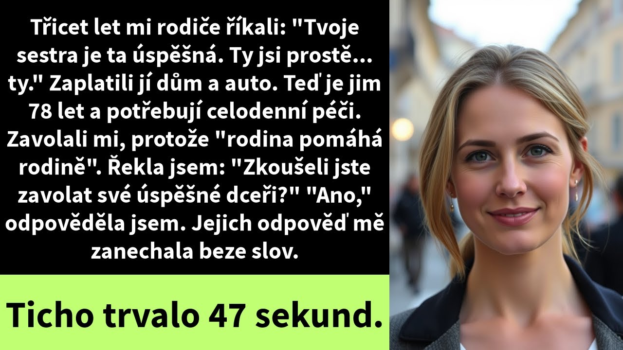 Třicet let mi rodiče říkali: 