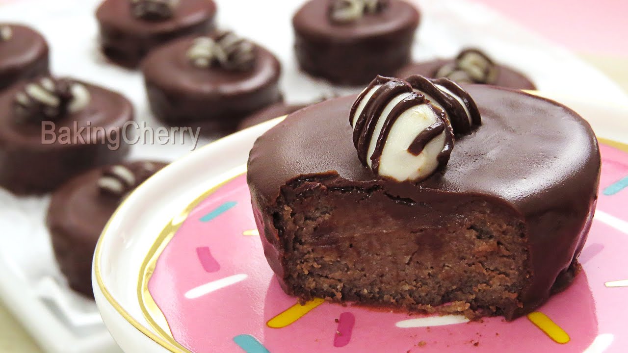 These chocolate-covered mini cakes are super fudgy and gluten-free!