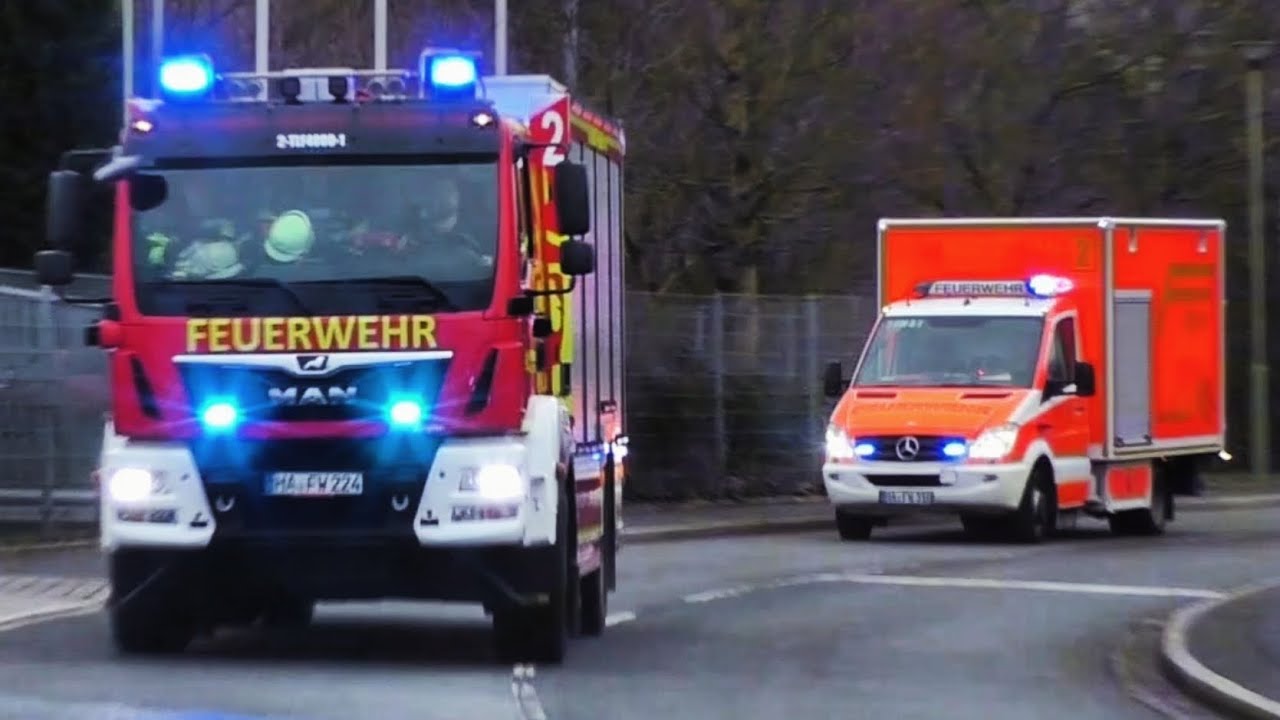 [GW-A, FF & Mehr!] *11 EINSÄTZE IN 4 STUNDEN* Berufs- und Freiwillige FEUERWEHR HAGEN Hohenlimburg🚨😱