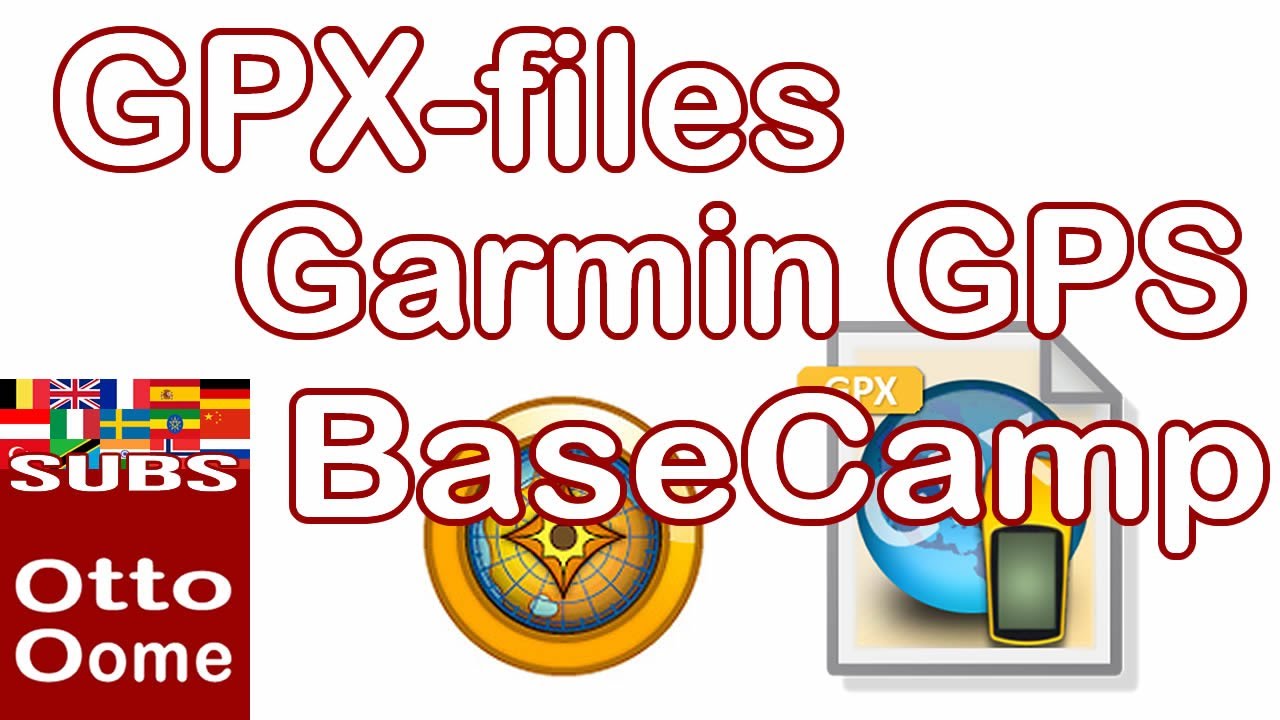Как разместить GPX-файлы на вашем Garmin GPS с Basecamp?