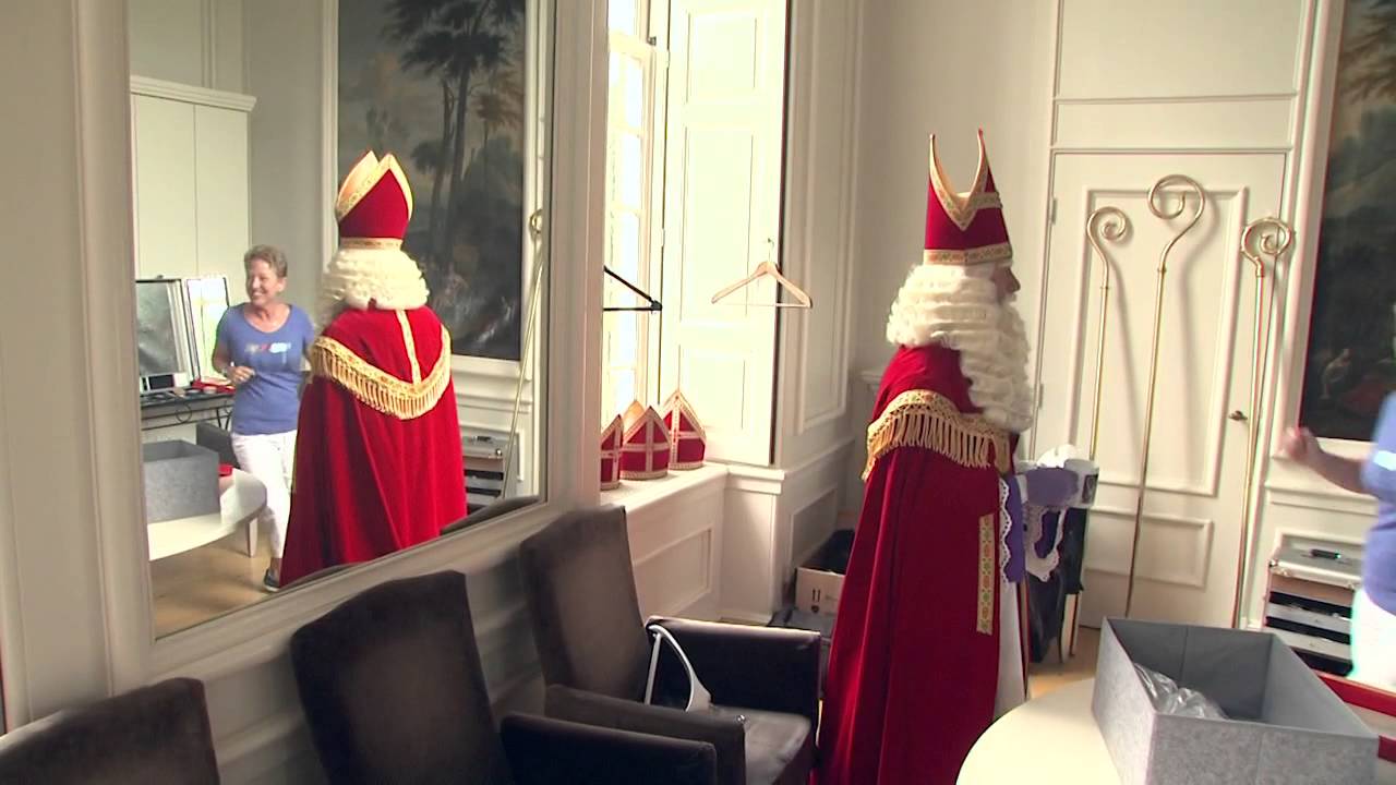 Paul's wens: Fotoshoot als Sinterklaas