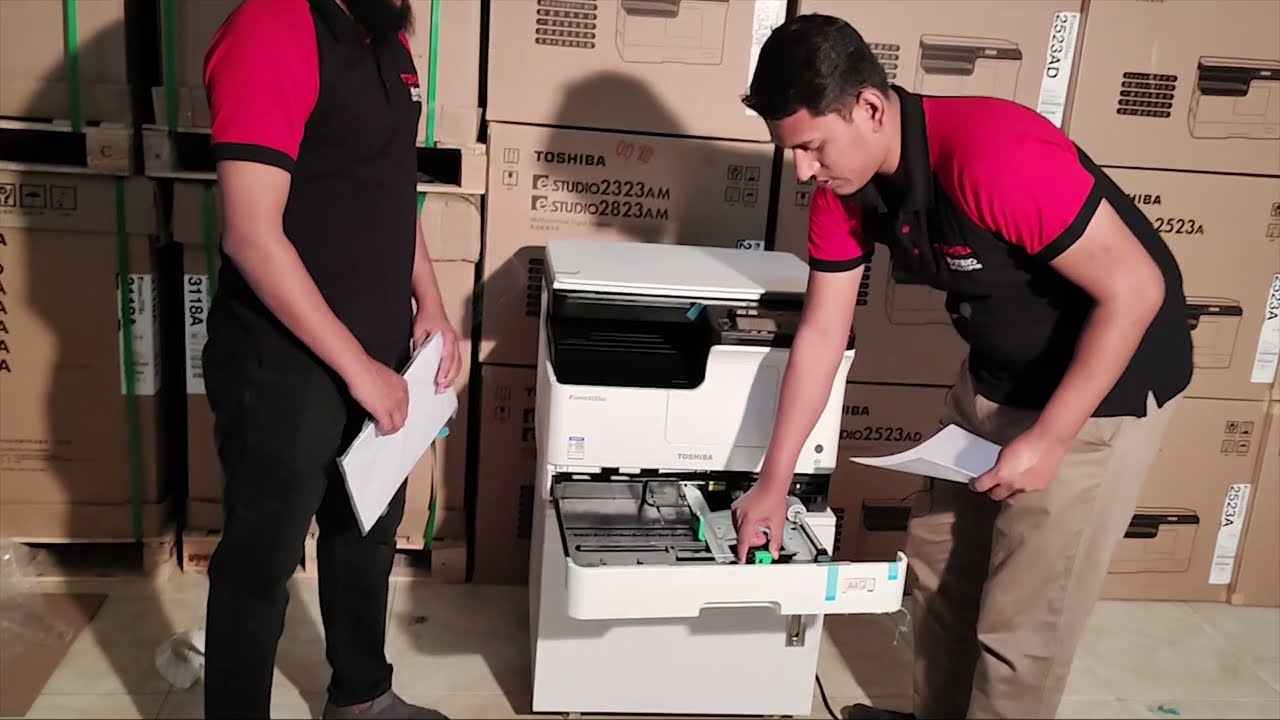 Toshiba e-studio 2523AD Duplex Multifunction Photocopier Installation খুব সহজেই ইনস্টল করুন