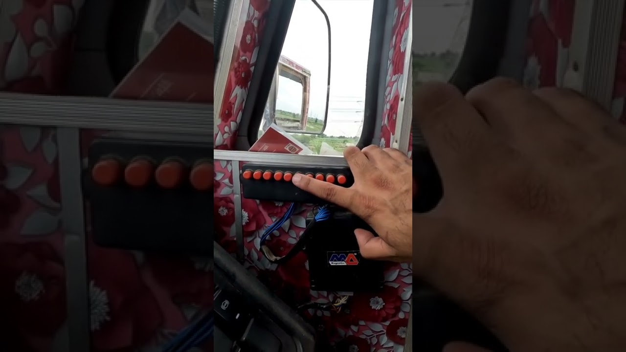 These pressure horns fitted in the truck are amazing 🔥