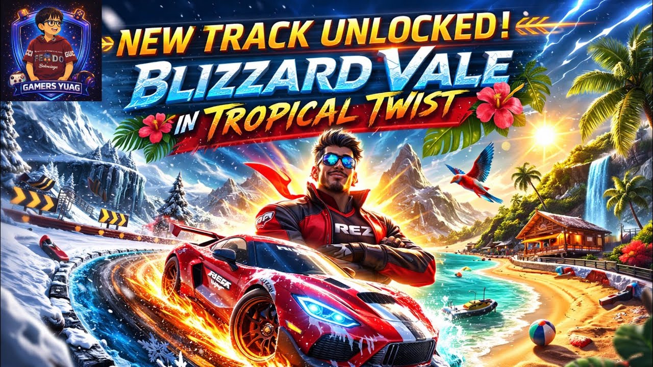 NEW Track UNLOCKED! Blizzard Vale in Tropical Twist 🌴🔥 | Beach Buggy Racing Gameplay