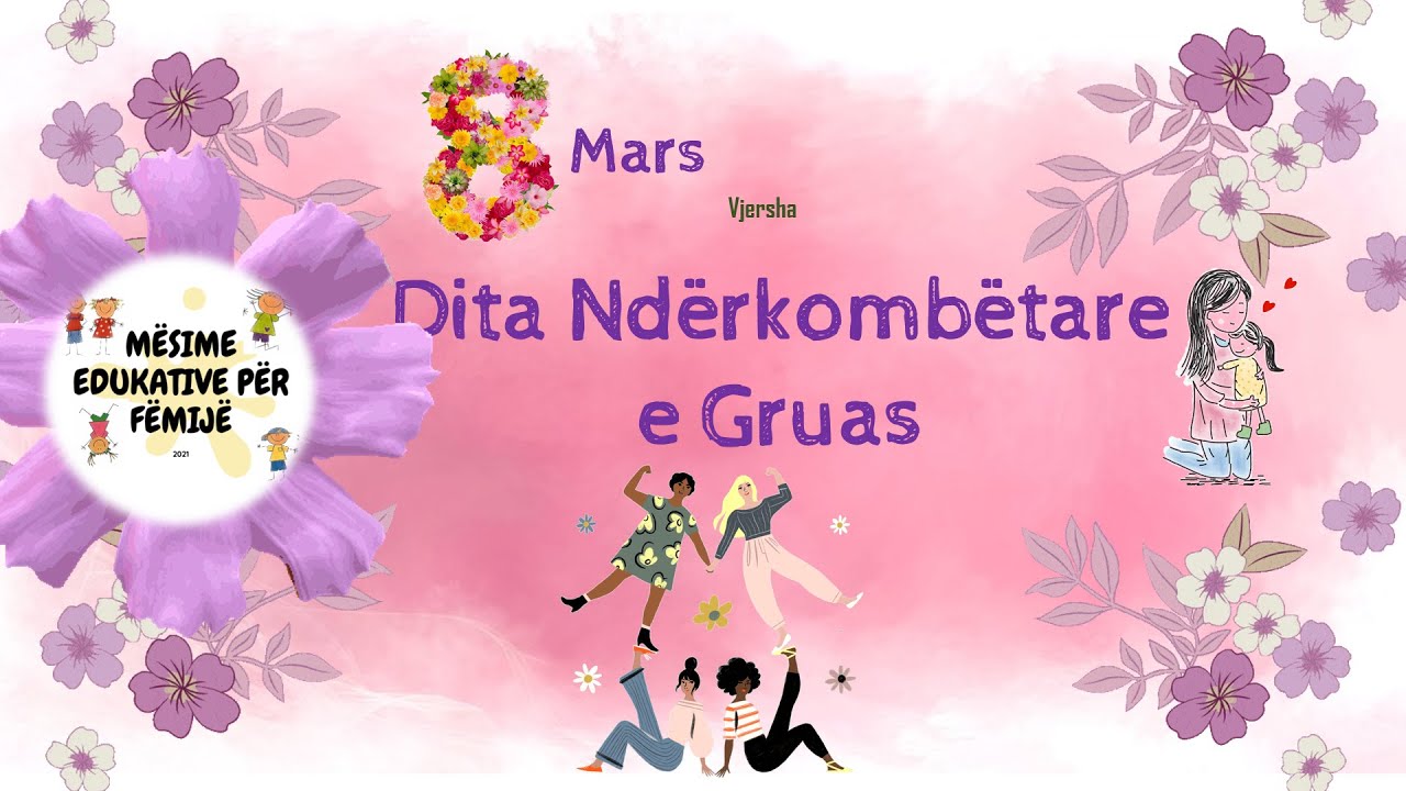 8 Marsi - Dita Ndërkombëtare e Gruas -Festa e nënës, Vjersha