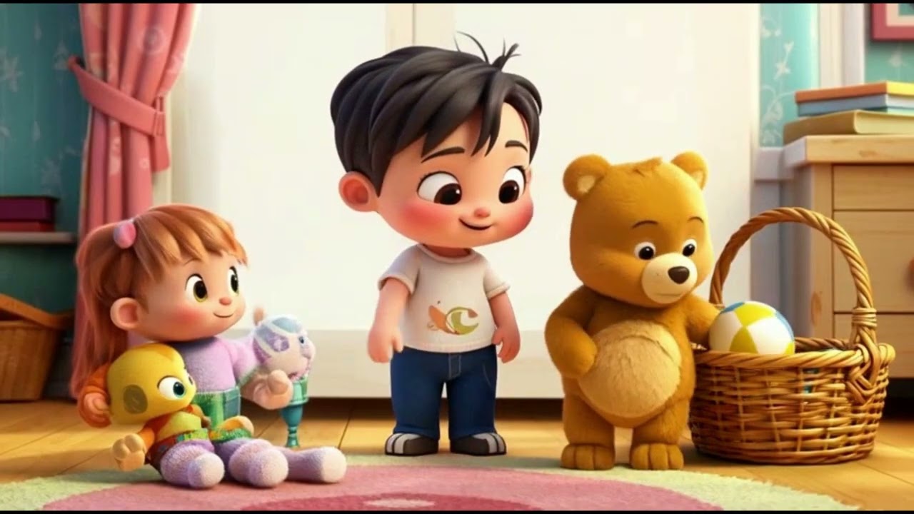 Clean Up Before Bed 🧸🌙 | Bedtime Routine Song for Kids | Tidy Up & Sleep