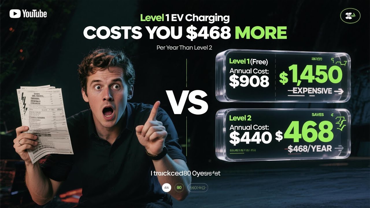 Level 1 vs Level 2 EV Charging&mdash;The True Costs No One Tells You