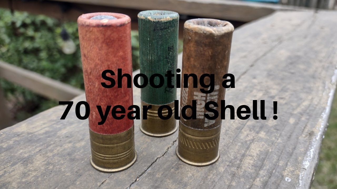 Shooting a 70 year Old Paper Shotgun Shell !!!  Buckshot