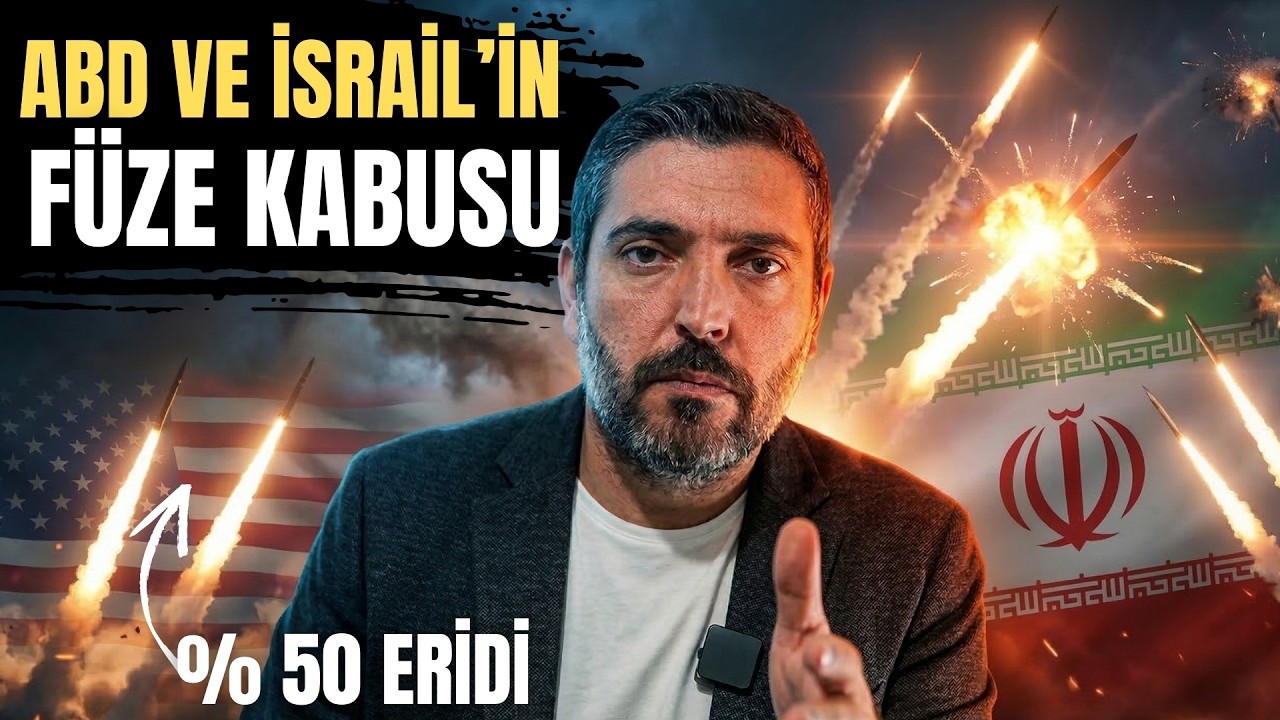 İran Vurdukça ABD ve İsrail Kabusu Yaşamaya Başladı: Füze Stokları Bitiyor!