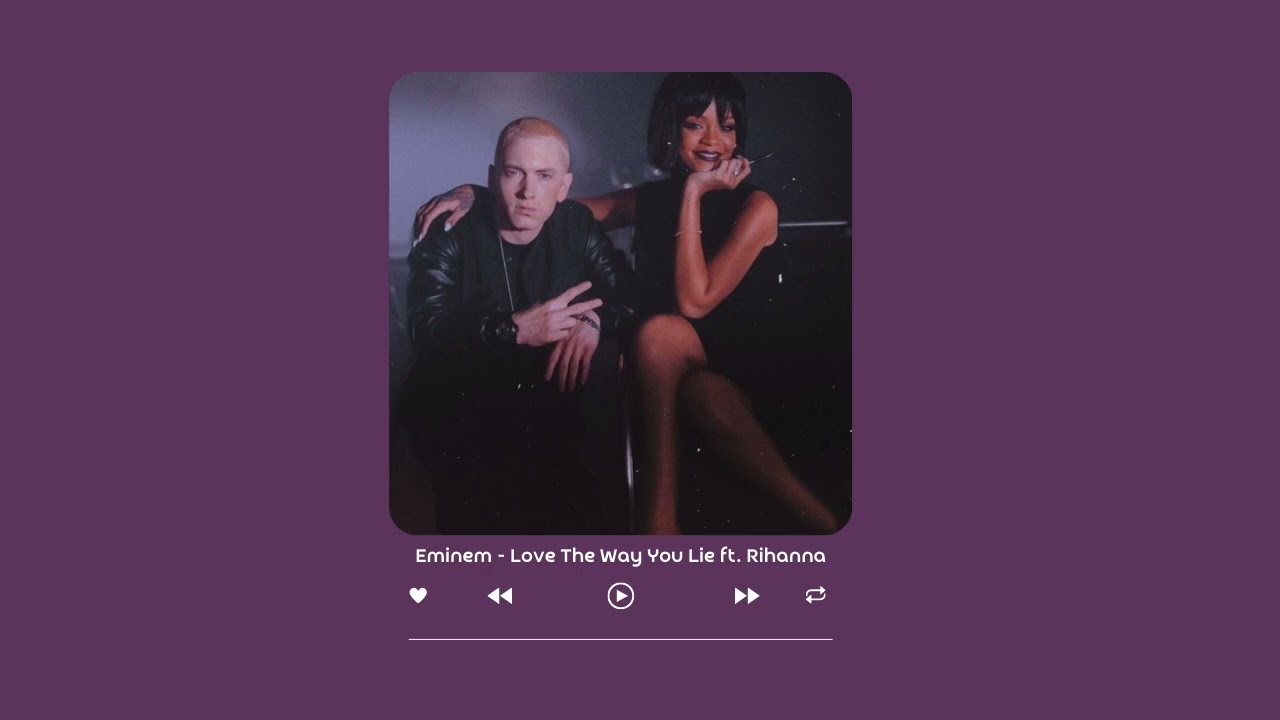 eminem & rihanna - love the way you lie (sped up/tiktok version)
