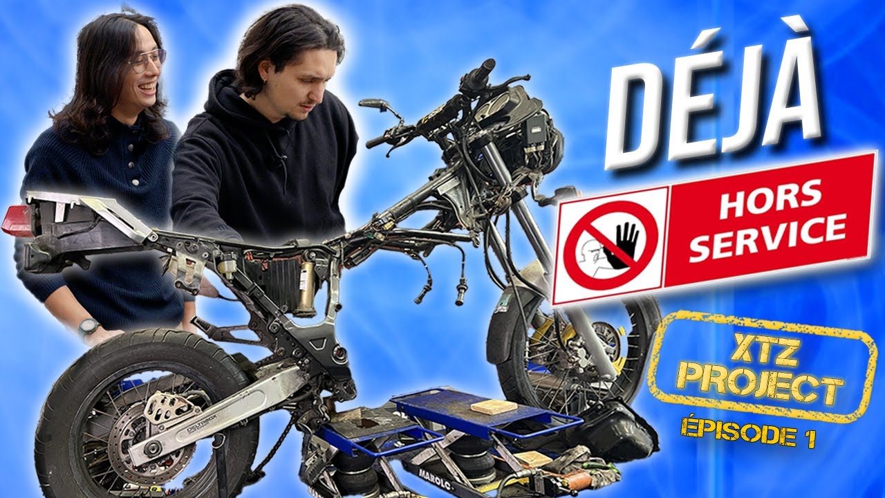 MA NOUVELLE MOTO tombe en PANNE 🥵... CHANGEMENT moteur OBLIGATOIRE ! XTZ PROJECT