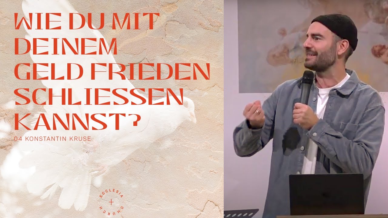 Wie du mit deinem Geld Frieden schließen kannst | Frieden auf Erden |  Konstantin Kruse