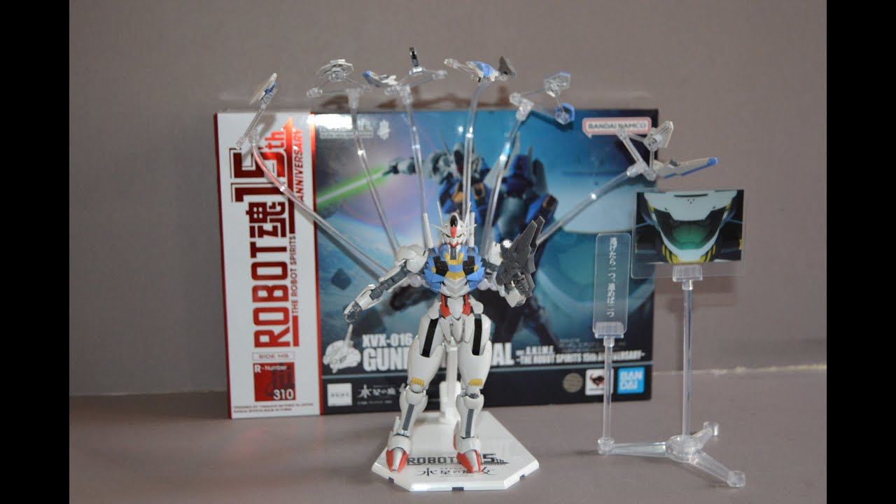 BANDAI ROBOT SPIRITS  310 XVX 016 GUNDAM AERIAL ver  A N I M E 15th ANNIV