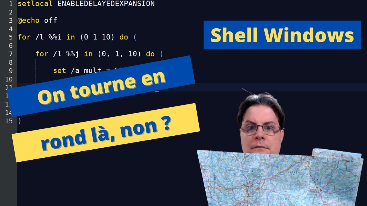 Programmation Shell Windows : Boucles