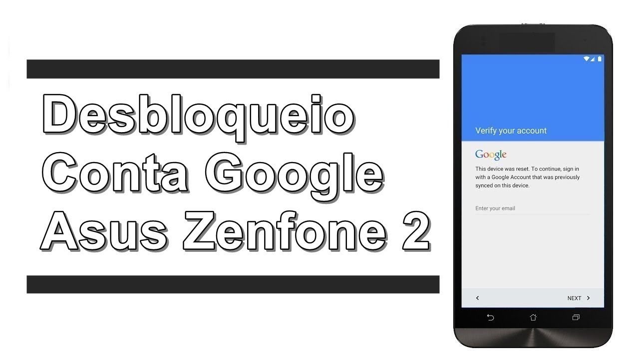 Como Desbloquear conta google zenfone 2