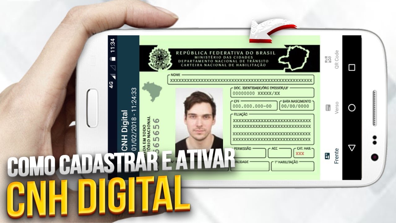 Como CADASTRAR CNH DIGITAL no CELULAR (PASSO A PASSO)